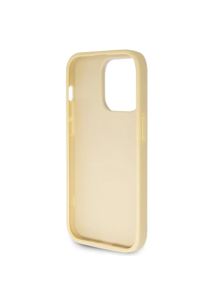 GUESS Travel and Tech Glitter IPhone 14 Pro Case Gold 8211 Women