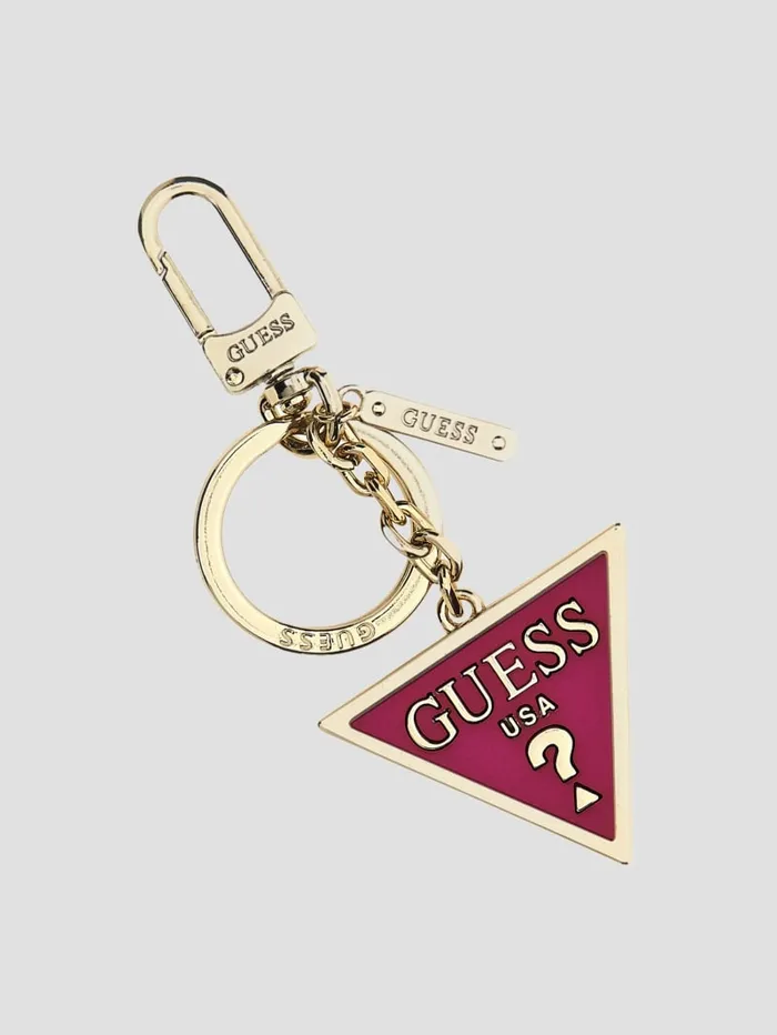GUESS Travel and Tech Triangle Keychain Pink 8211 Women