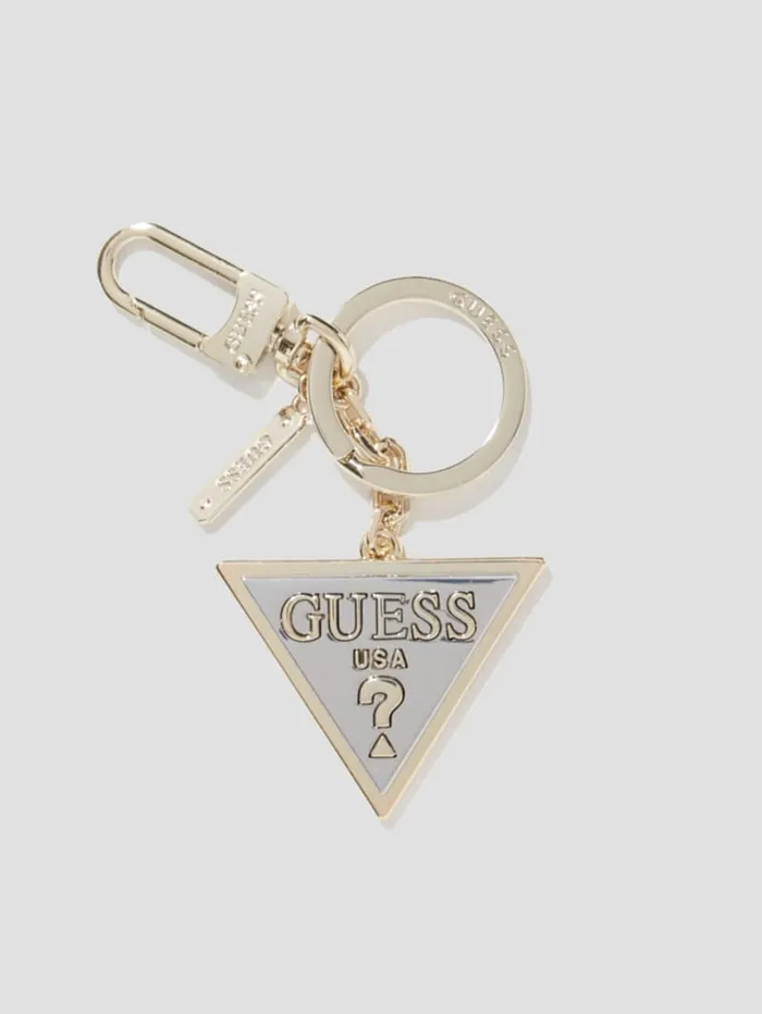 GUESS Travel and Tech Triangle Keychain Pink 8211 Women