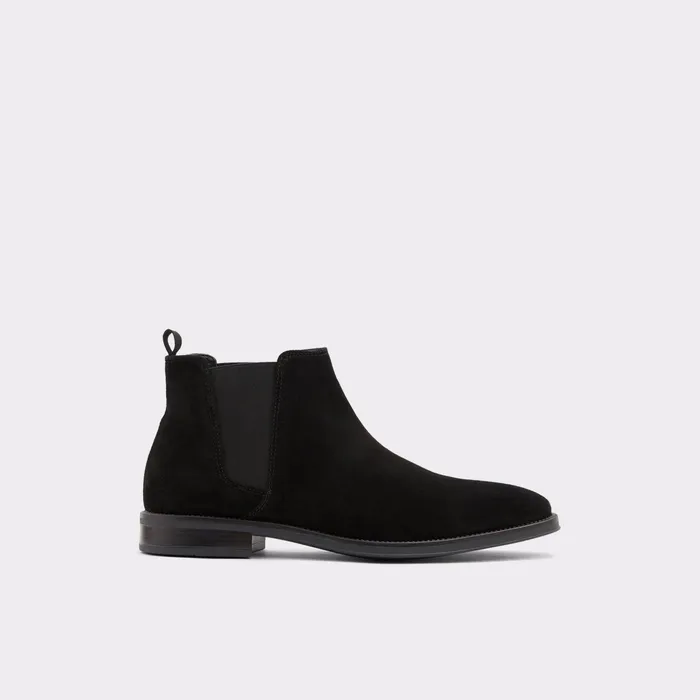 Gweracien Black Leather Smooth Men ALDO Boots