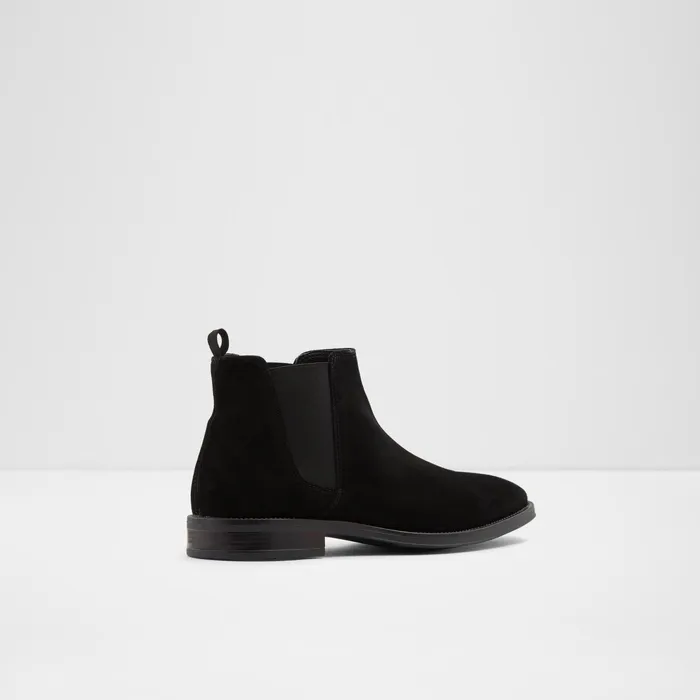 Gweracien Black Leather Smooth Men ALDO Boots