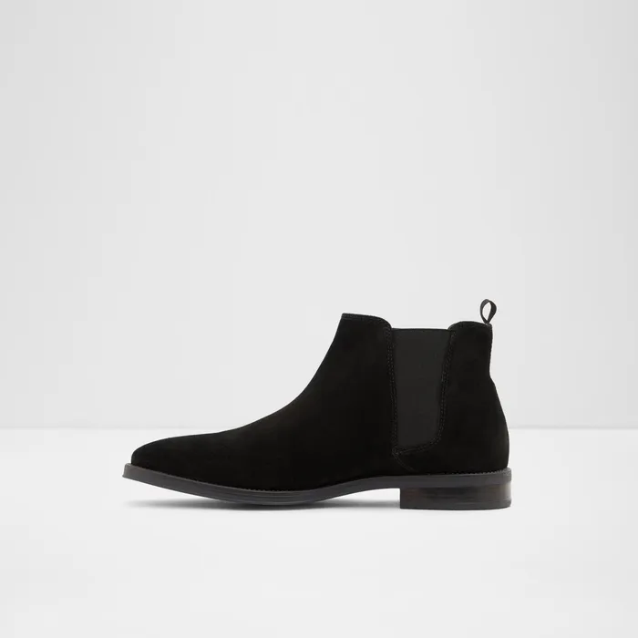 Gweracien Black Leather Smooth Men ALDO Boots
