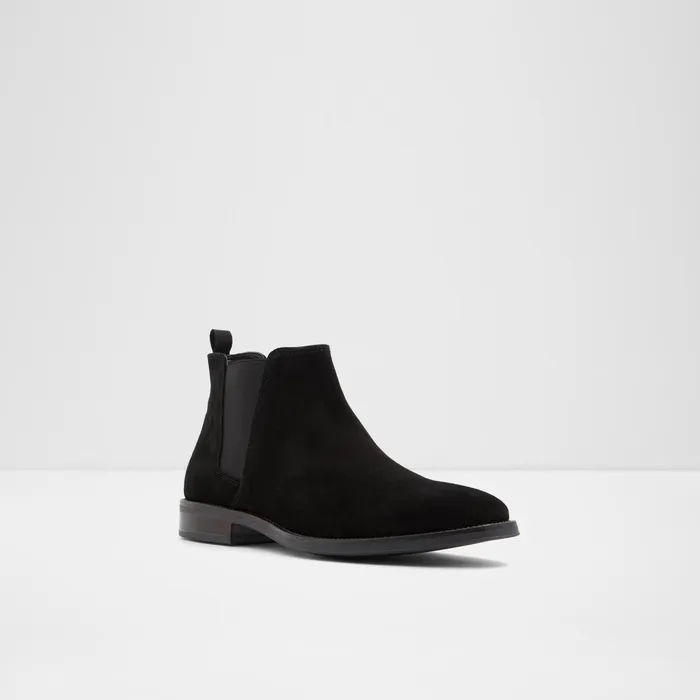 Gweracien Black Leather Smooth Men ALDO Boots