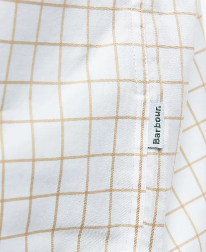 Hanstead Country Active Shirt Mid Olive Men Barbour Shirts