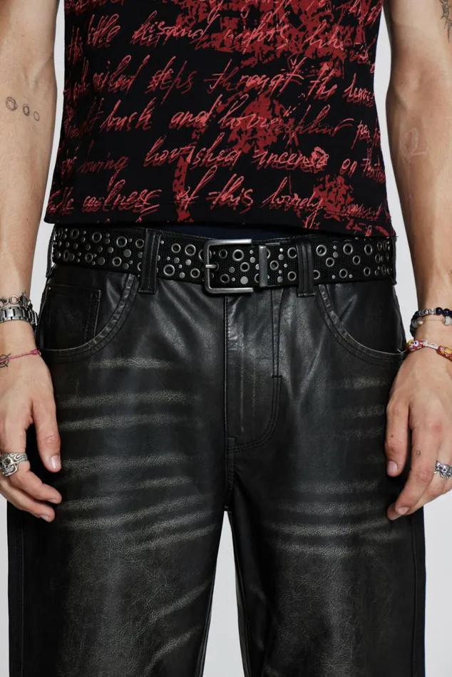 Hardware Canvas Belt Black Men Jaded London