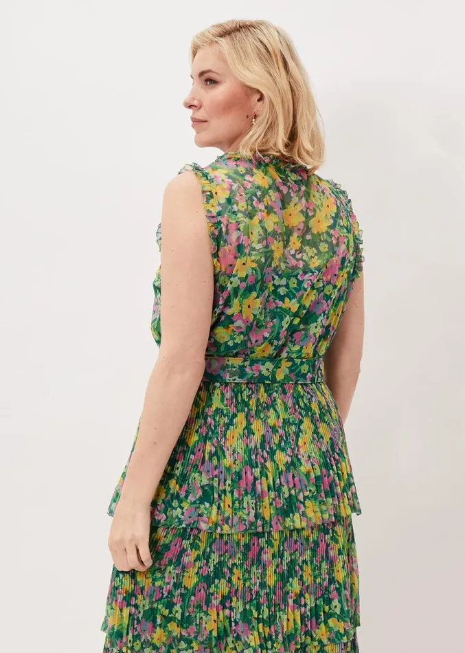 Heidi Printed Top Multicoloured Women Phase Eight Tops and TShirts