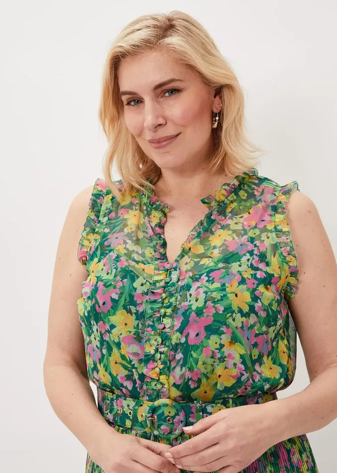 Heidi Printed Top Multicoloured Women Phase Eight Tops and TShirts