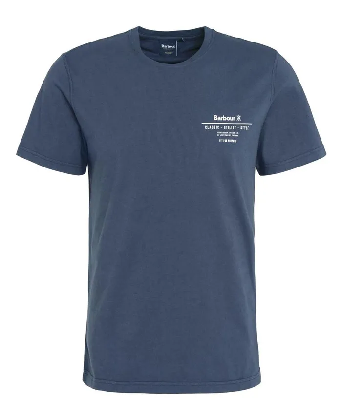 Hickling Logo TShirt Honey Gold Men Barbour TShirts