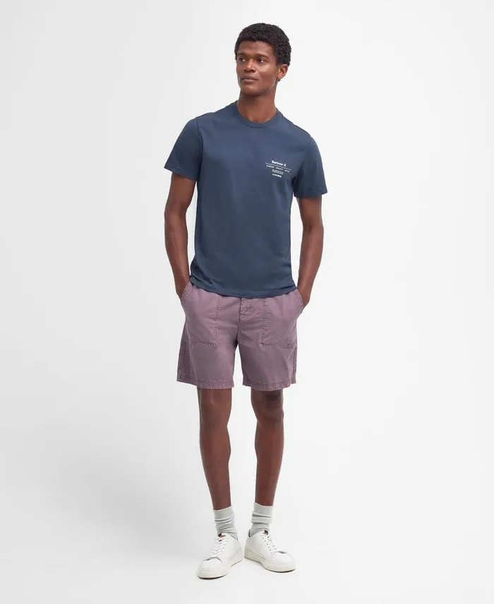 Hickling Logo TShirt Honey Gold Men Barbour TShirts