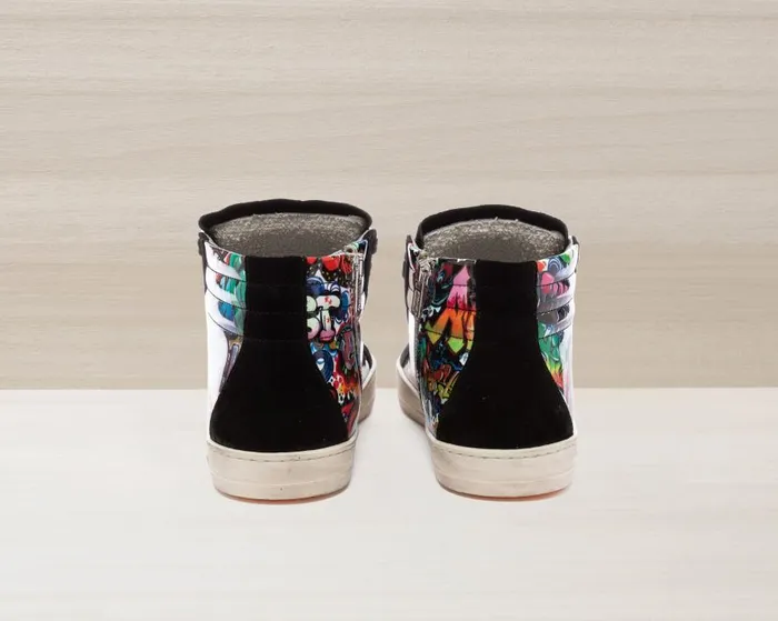 High Tops Women P448 Skate GraffitiBlack High Tops Women P448 Skate GraffitiBlack