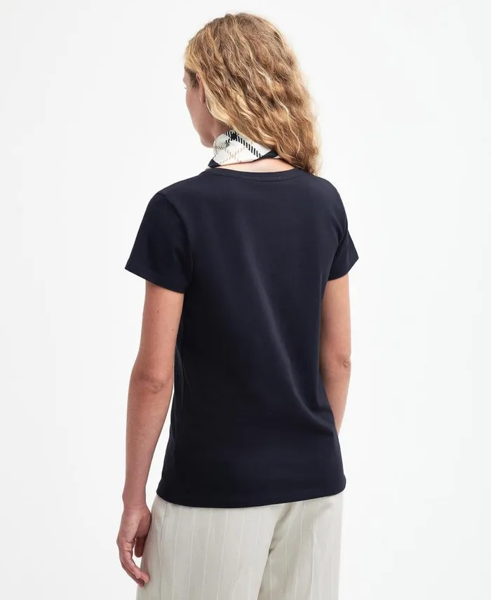 Highlands TShirt Classic White Women Barbour TShirts