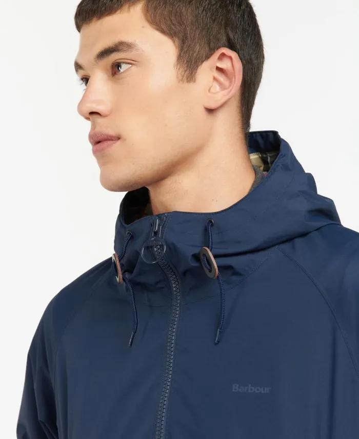 Hooded Domus Waterproof Jacket Navydress Men Barbour Waterproof Jackets