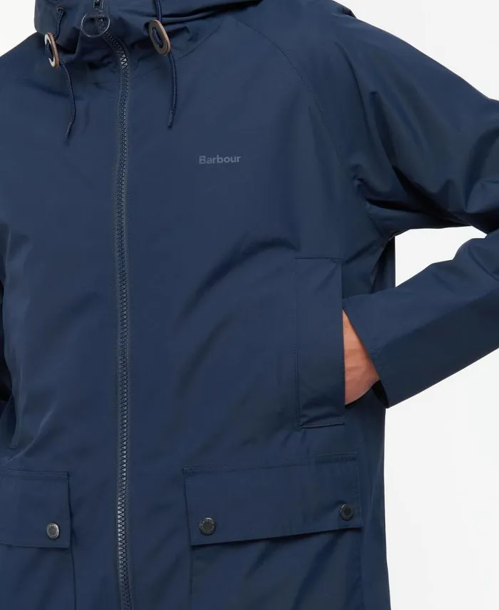 Hooded Domus Waterproof Jacket Navydress Men Barbour Waterproof Jackets