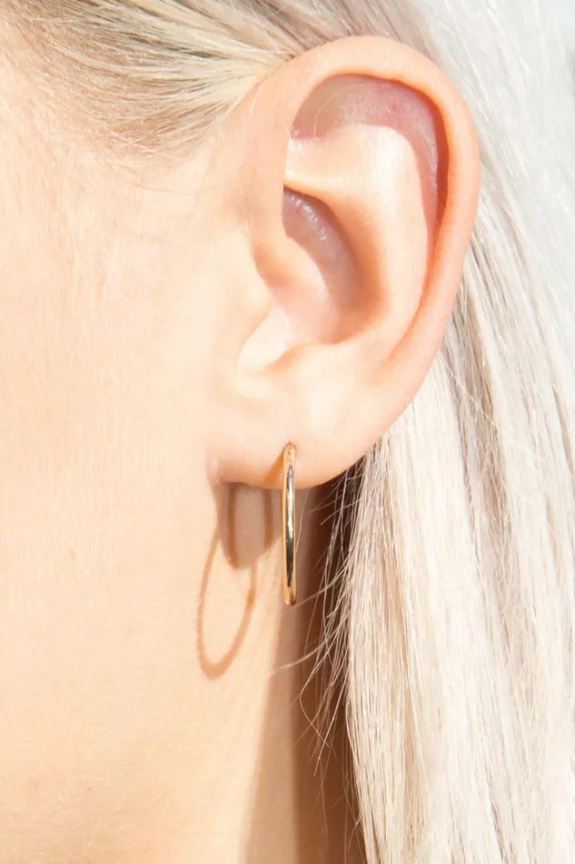 Hoop Earrings Gold Women Brandy Melville Jewelry