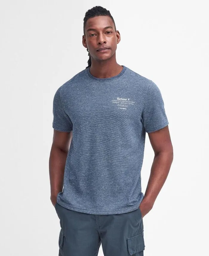 Huckley TShirt Dark Slate Men Barbour TShirts