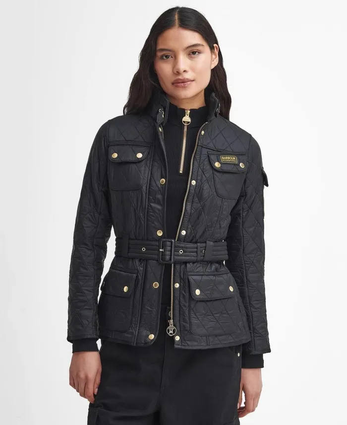 International Polarquilt Jacket Blackblack Women Barbour Quilted Jackets
