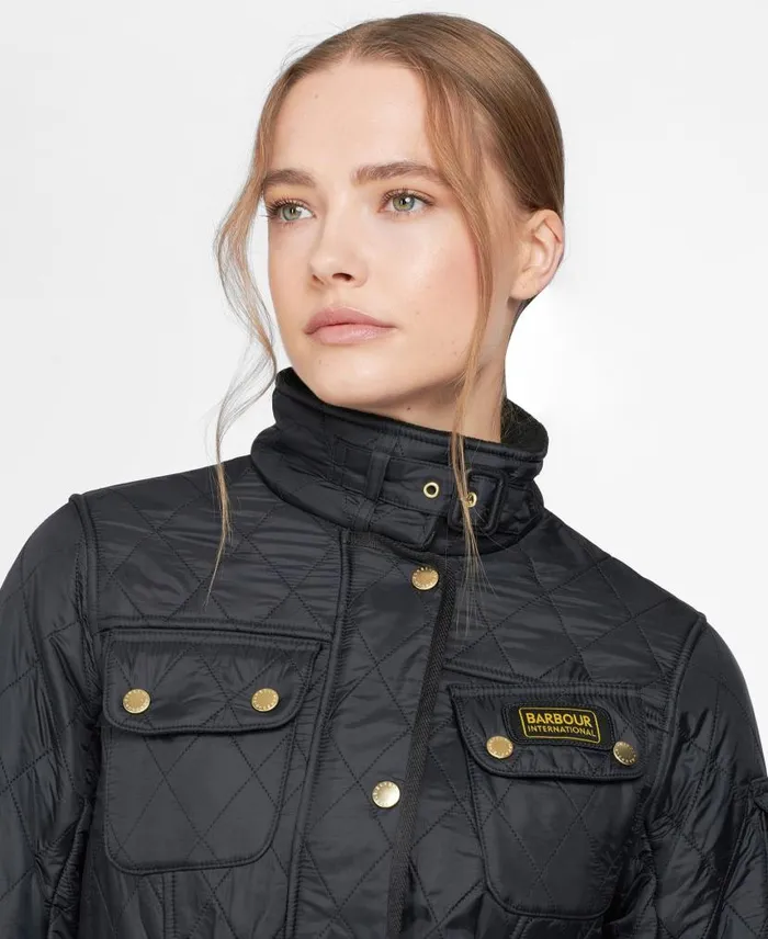 International Polarquilt Jacket Blackblack Women Barbour Quilted Jackets