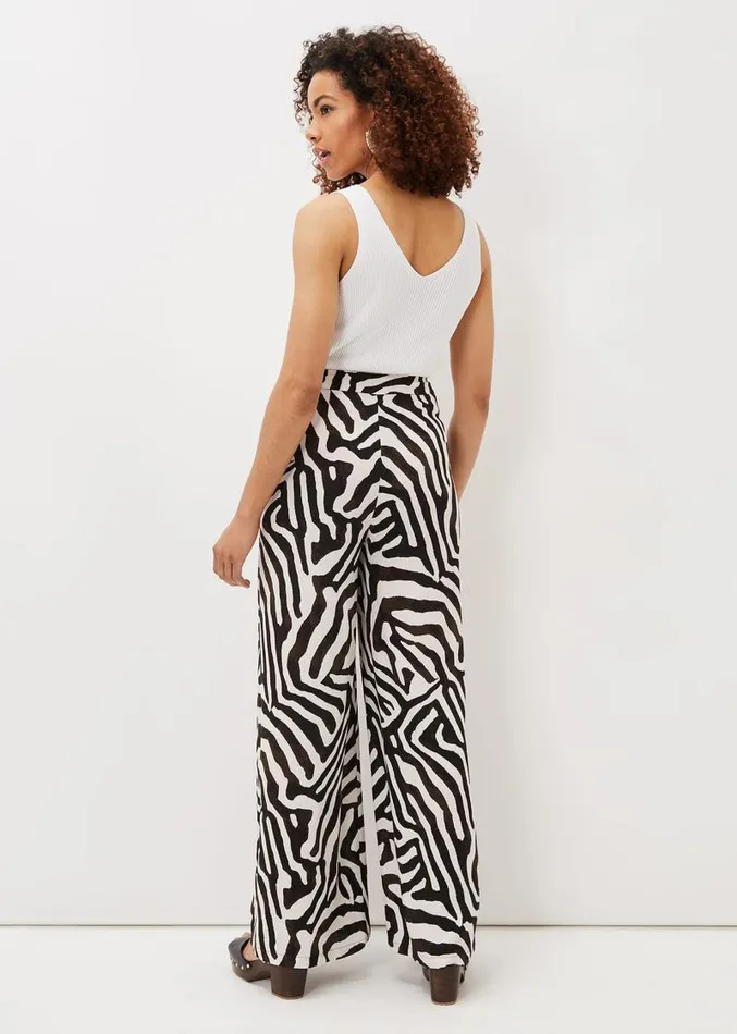 Isabelle Zebra Print Wide Leg Trouser Multicoloured Women Phase Eight Trousers Isabelle Zebra Print Wide Leg Trouser Multicoloured Women Phase Eight Trousers