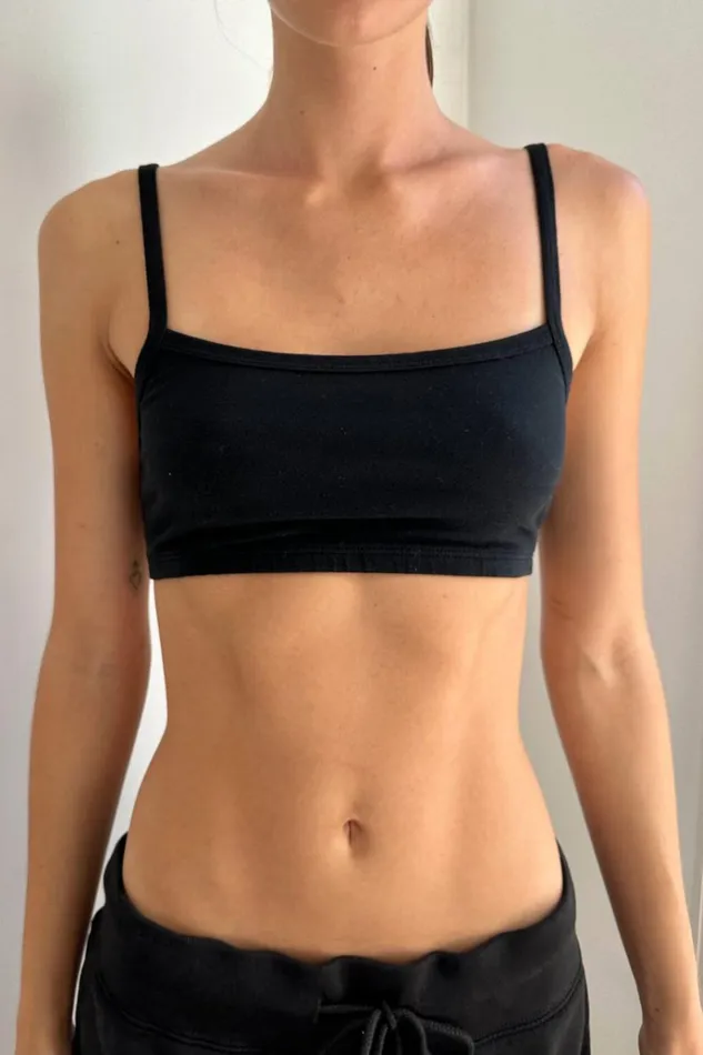 Isla Bra Top Black Women Brandy Melville Intimates