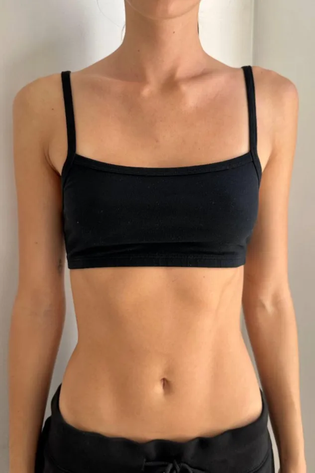 Isla Bra Top Black Women Brandy Melville Intimates