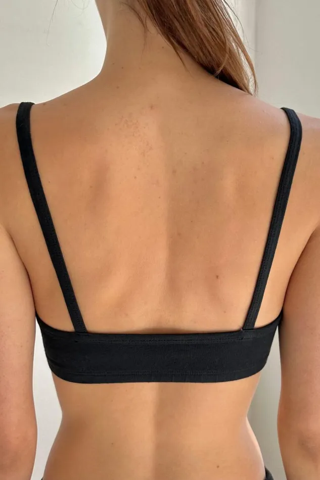 Isla Bra Top Black Women Brandy Melville Intimates