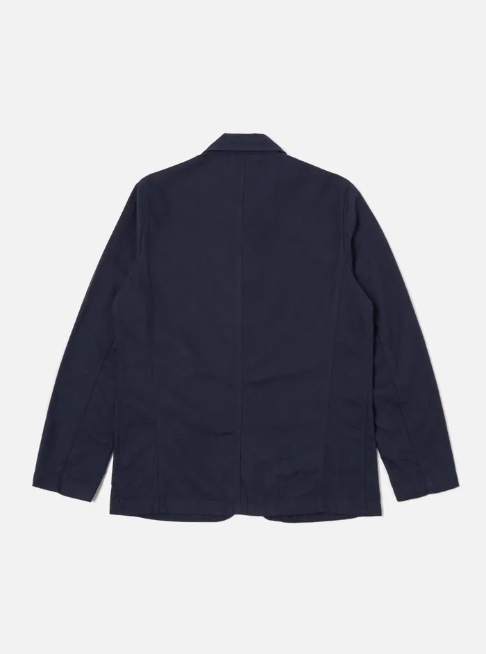 Jackets Men Universal Works Universal Works Bakers Jacket In Navy Brushed Moleskin