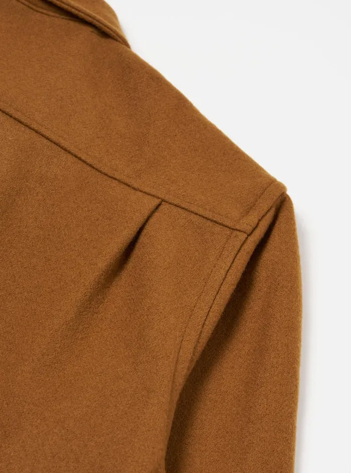 Jackets Men Universal Works Universal Works Easy Jacket In Camel Melton