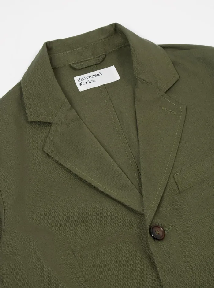 Jackets Men Universal Works Universal Works London Jacket In Light Olive Twill