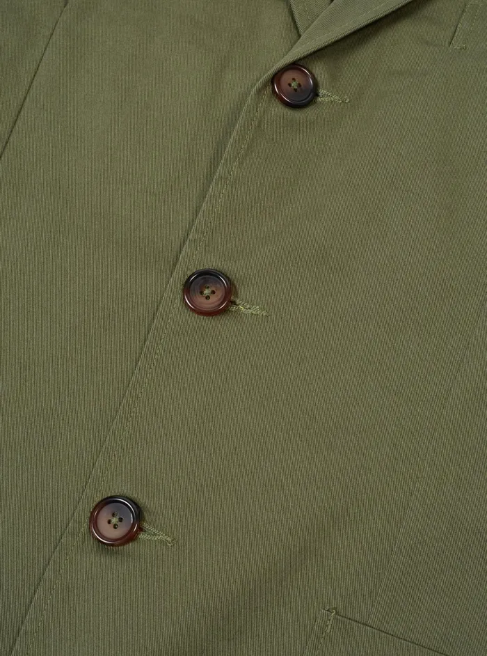 Jackets Men Universal Works Universal Works London Jacket In Light Olive Twill