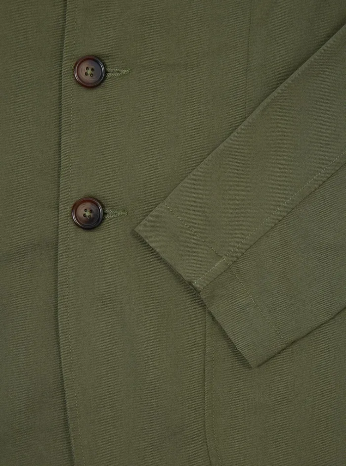 Jackets Men Universal Works Universal Works London Jacket In Light Olive Twill