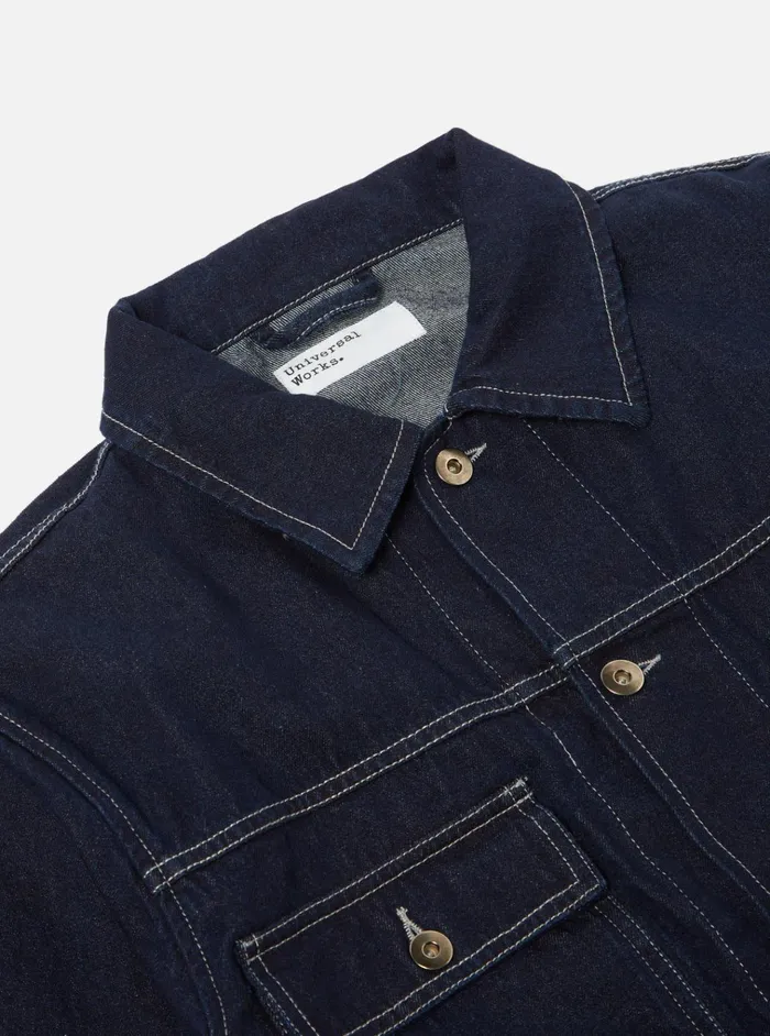 Jackets Men Universal Works Universal Works Trucker Jacket In 11oz Indigo Denim