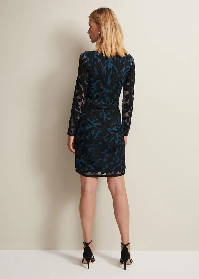 Jasinta Tapework Midi Dress Multicoloured Women Phase Eight Dresses