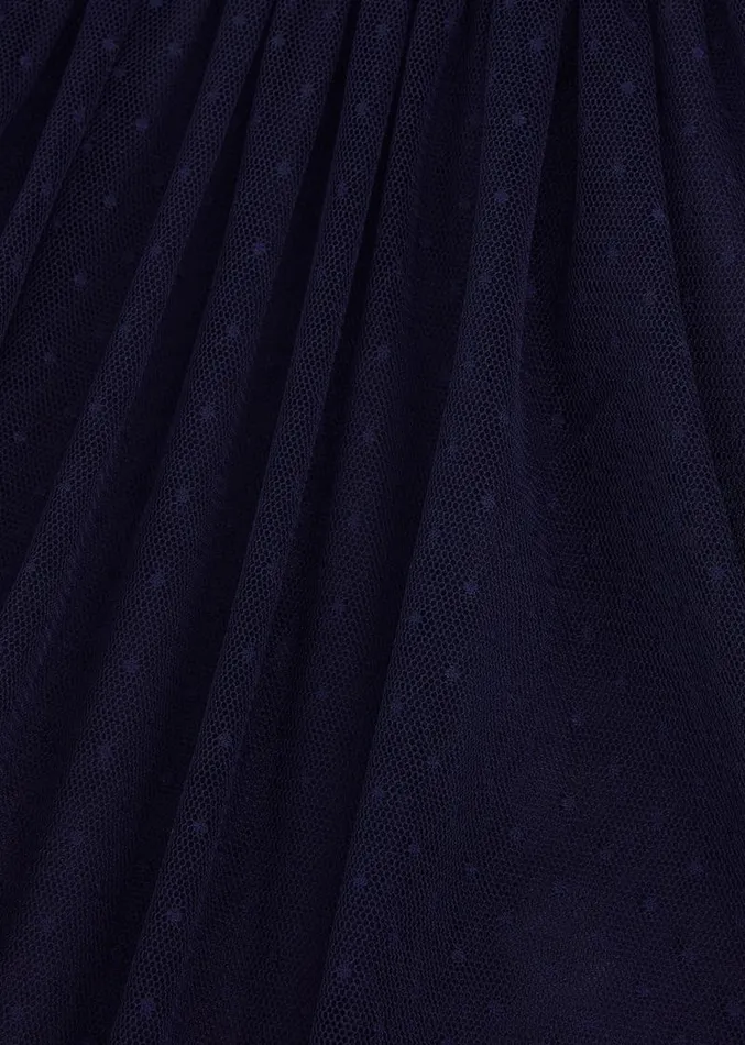 Jasmine Tulle Fit And Flare Dress Navy Women Phase Eight Dresses
