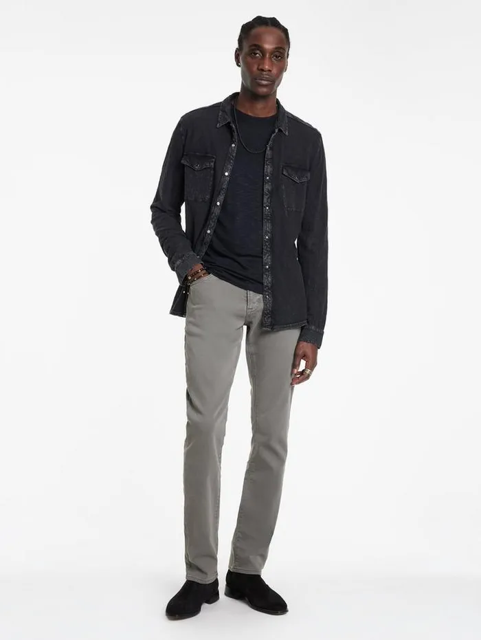 Jeans Men John Varvatos J701 8211 BLACK WEFT Eclipse