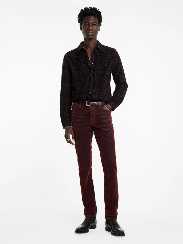 Jeans Men John Varvatos J702 8211 HENDRY WASH Tamarind