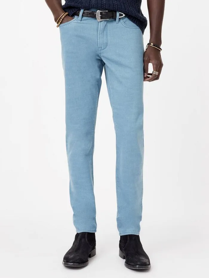 Jeans Men John Varvatos J704 8211 TAPERED FIT Old Blue