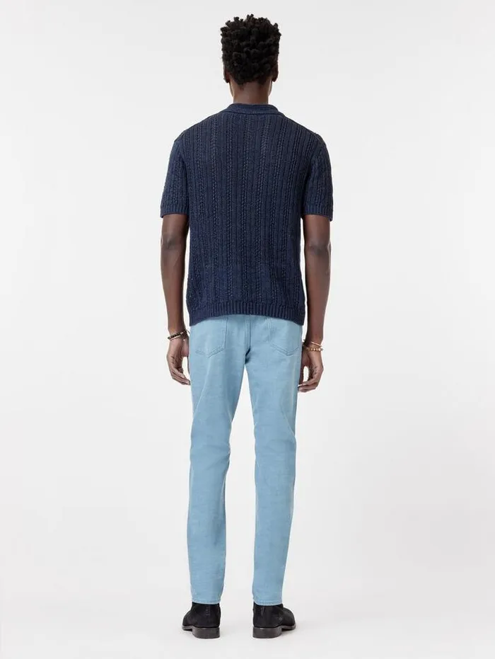 Jeans Men John Varvatos J704 8211 TAPERED FIT Old Blue