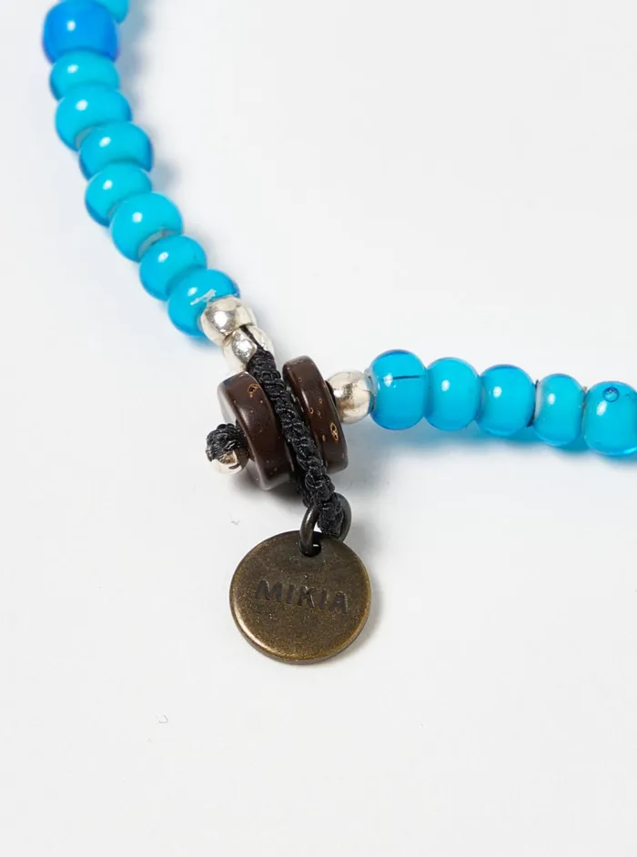 Jewellery Men Universal Works Mikia Bracelet In Blue White Hearts
