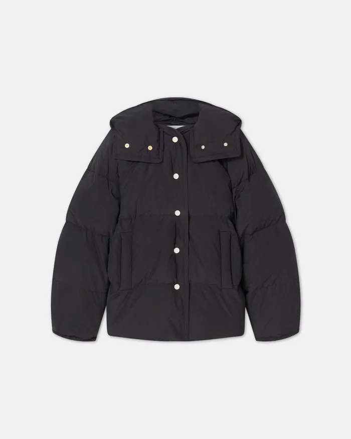 Jolyn Tech Poplin Puffer Jacket Off Black WomenMen Nanushka Outerwear