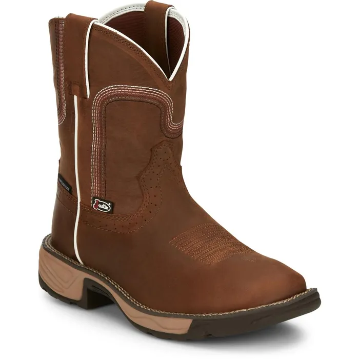 Justin Boots 8034 Rush Waterproof Work Boot Cedar Brown brown Women Work