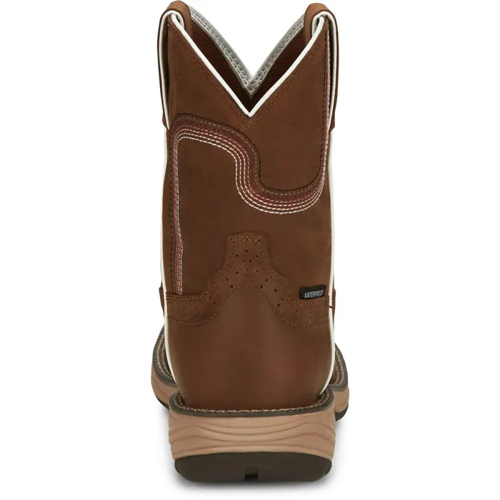 Justin Boots 8034 Rush Waterproof Work Boot Cedar Brown brown Women Work