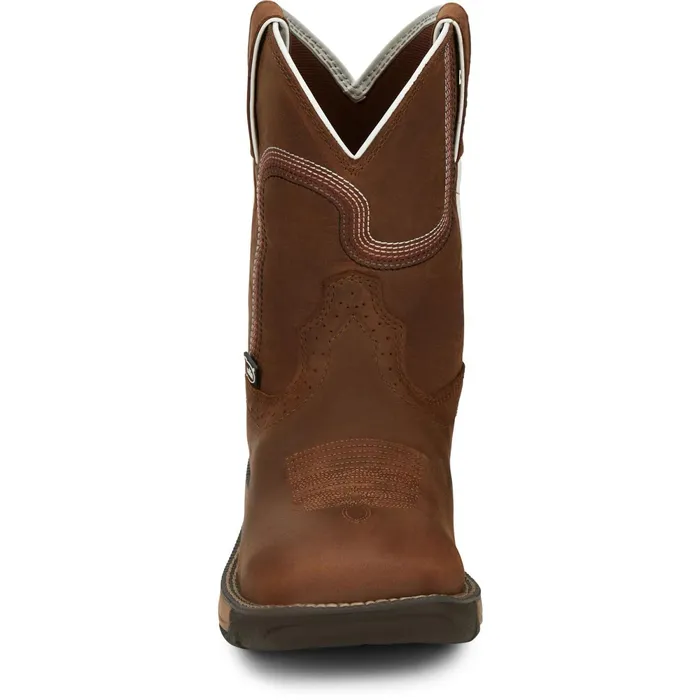 Justin Boots 8034 Rush Waterproof Work Boot Cedar Brown brown Women Work