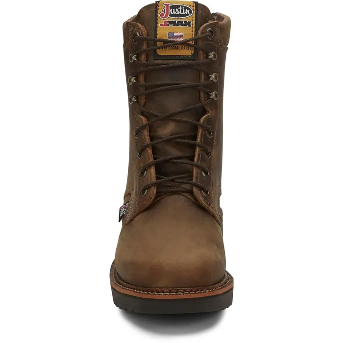 Justin Boots Blueprint 8034 LaceUp Work Boot Tan Gaucho tan Men Work