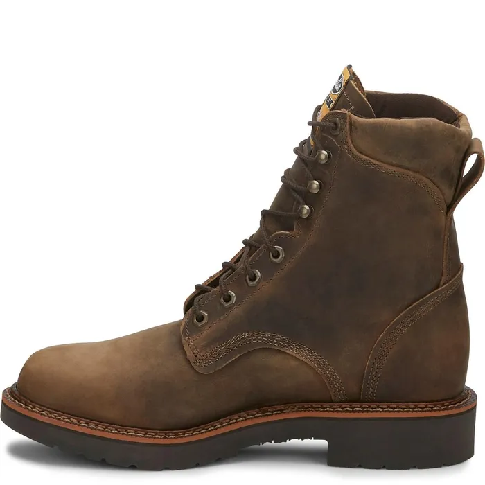 Justin Boots Blueprint 8034 LaceUp Work Boot Tan Gaucho tan Men Work