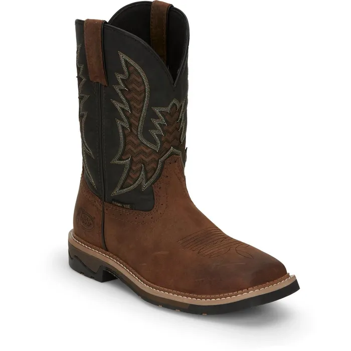 Justin Boots Bolt 11034 Nano Composite Toe Brown Men Work
