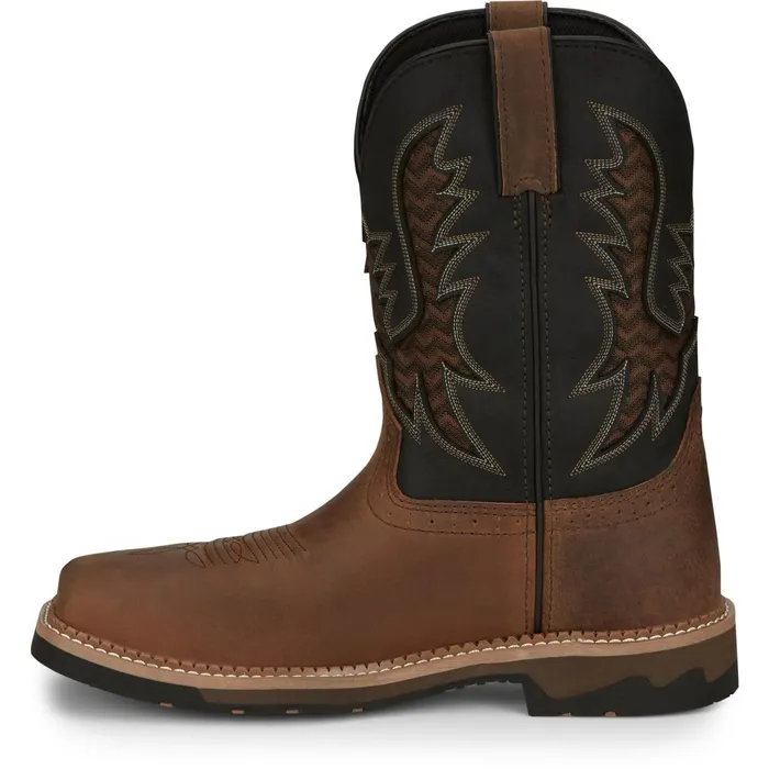 Justin Boots Bolt 11034 Nano Composite Toe Brown Men Work