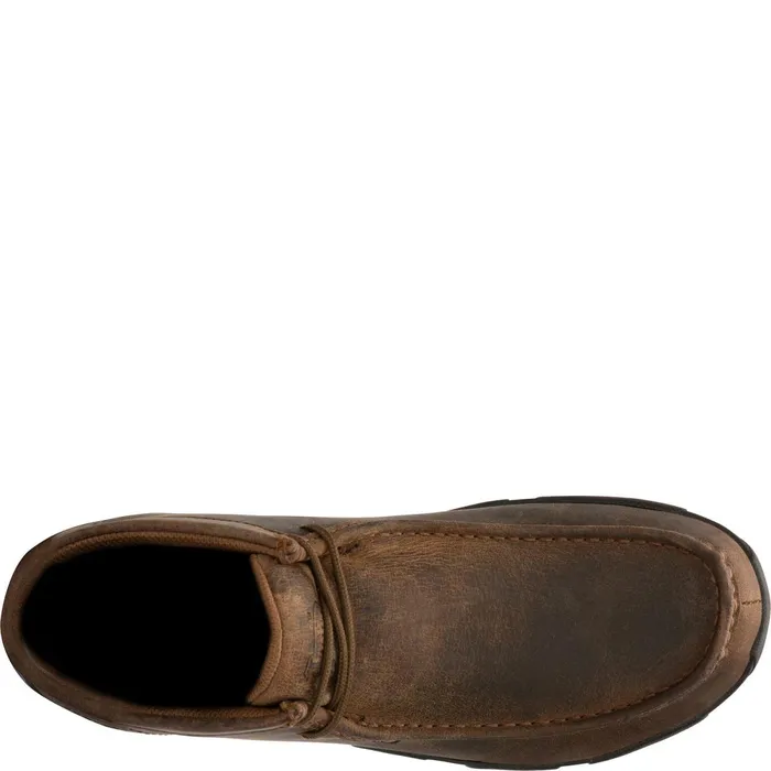Justin Boots Cappie 4034 Work Shoe Dark Brown brown Men Casuals