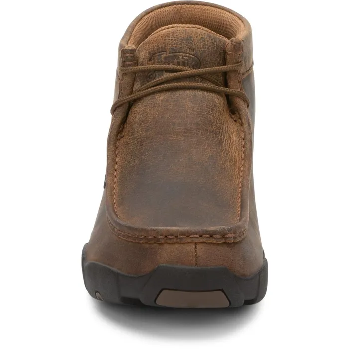 Justin Boots Cappie 4034 Work Shoe Dark Brown brown Men Casuals