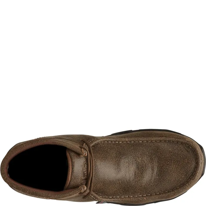 Justin Boots Cappie Steel Toe Work Shoe Tan Bomber tan Men Work