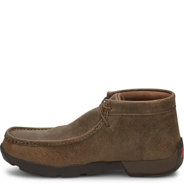Justin Boots Cappie Steel Toe Work Shoe Tan Bomber tan Men Work